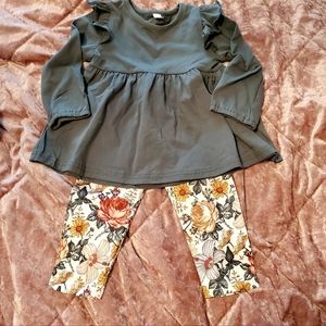 Baby girl 6-9 months leggings set NWOT